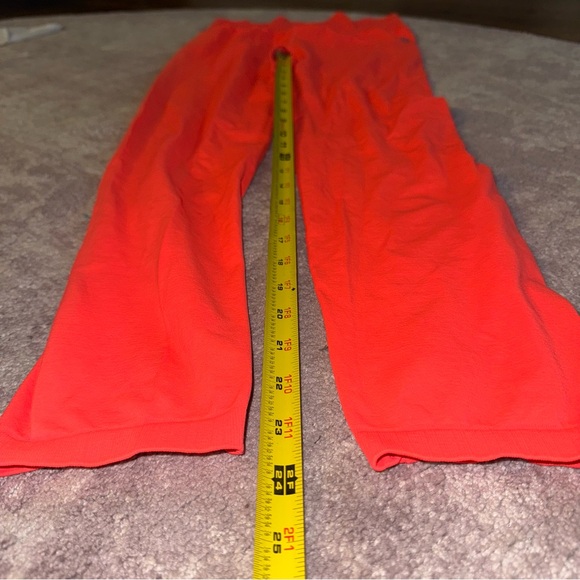 Free People M/L High-Rise 7/8 Length Good Karma
Leggings- Neon Coral Orange - Picture 4 of 10